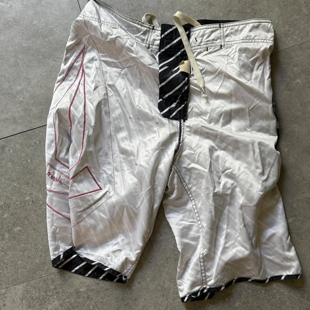 Vintage Volcom Stone Too Stripe Board Shorts 34